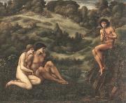 Edward Burne-Jones the garden of pan Sweden oil painting artist